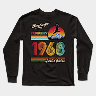 February 1968 Birthday Long Sleeve T-Shirt